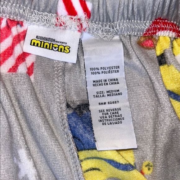 NWOT Playful Gray and Yellow Pajama Bottoms with Elastic Waistband - Picture 4 of 6